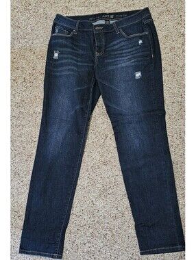 Apt. 9 Skinny Jeans Women’s SZ 8 Mid Rise Dark Wash skinny leg